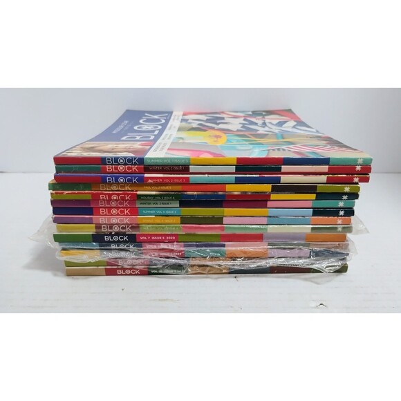 MISSOURI STAR QUILT CO BLOCK QUILTING 14CT IDEA BOOK LOT 2014-2023 - Picture 2 of 9